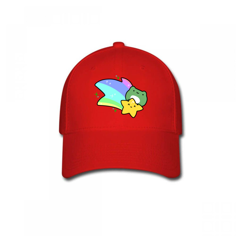 Rainbow Shooting Star Frog Baseball Cap | Artistshot