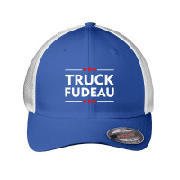 Truck You Trudeau Usa Canada Flag Truckers Mesh Cap | Artistshot