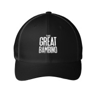 The Great Bambino Baseball Home Run Hitter Tee Shirt Mesh Cap | Artistshot