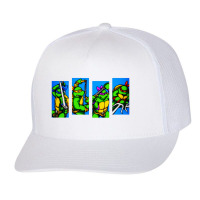 Arcade Turtles Trucker Cap | Artistshot