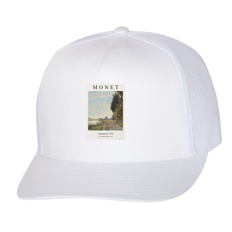 Claude Monet Argenteuil 1872 Trucker Cap by jasongterry4 | Artistshot