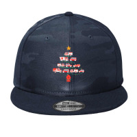 Firefighter Christmas Gifts T  Shirt Firefighter Christmas Tree Fire D Camo Snapback | Artistshot