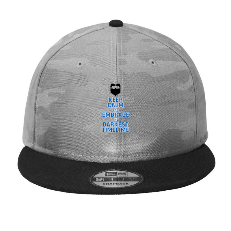 Embrace The Darkest Timelin Camo Snapback by nawawi12 | Artistshot