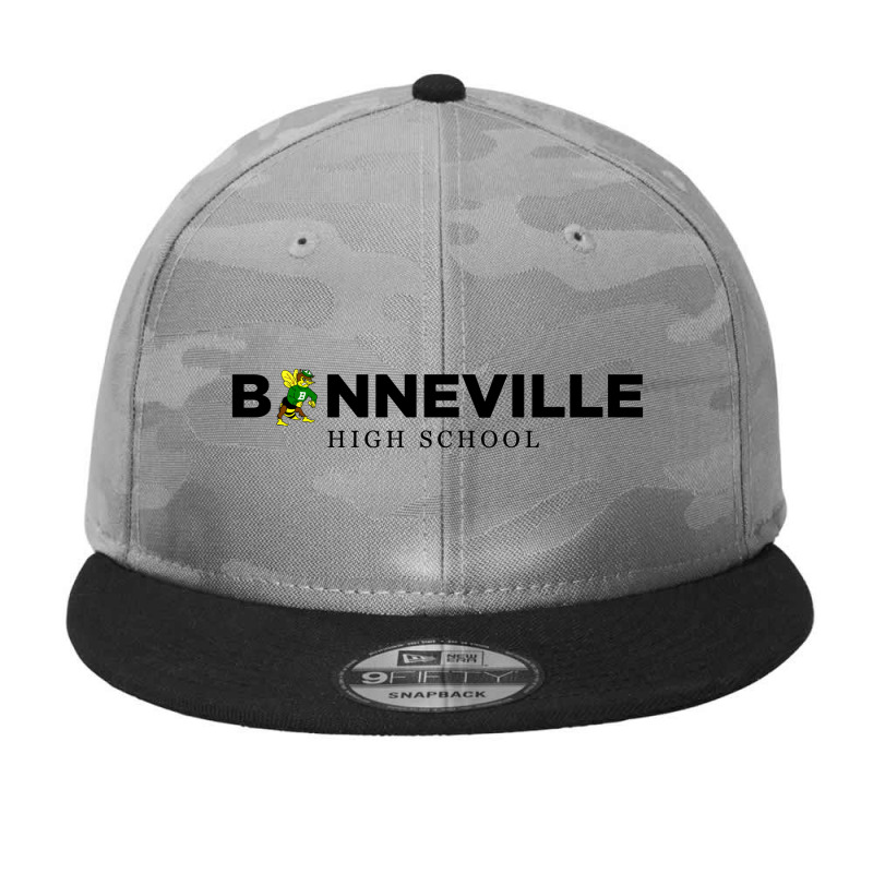 Bonneville High School 2 Camo Snapback by almeroalvin | Artistshot