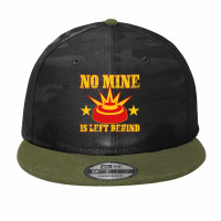 Combat Engineer No Mine Is Left Behind Camo Snapback | Artistshot