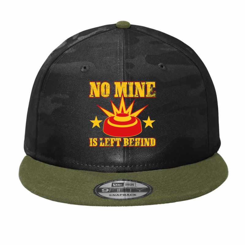 Combat Engineer No Mine Is Left Behind Camo Snapback by AdeArt | Artistshot