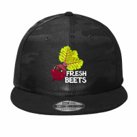 Funny Fresh Beets Organic Vegetable Camo Snapback | Artistshot