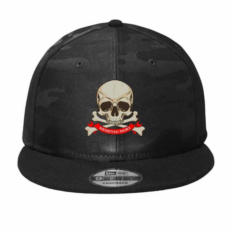 Memento Mori Camo Snapback | Artistshot