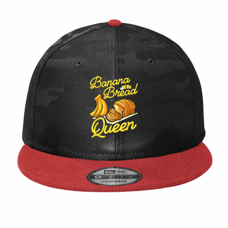 Banana Bread Queen Baking Vegan Baker Gift T Shirt Camo Snapback by adam.troare | Artistshot