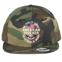 The Peoples Convoy 2022 America Truckers Freedom Convoy Usa Flat Bill Snapback Cap | Artistshot