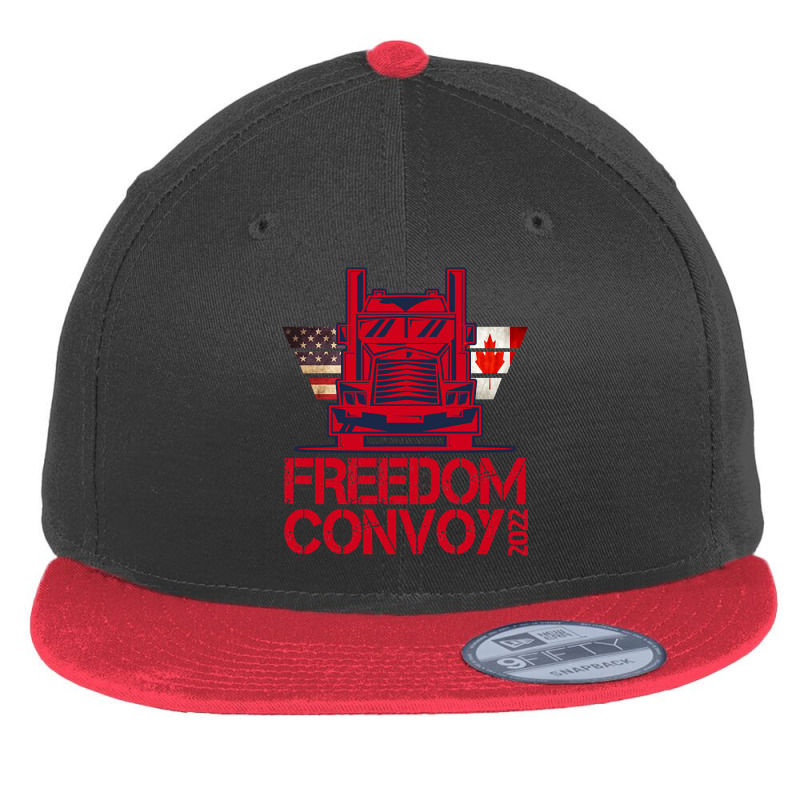 Freedom Convoy 2022, Support Our Truckers Convoy Pullover Hoodie Flat Bill Snapback Cap by adam.troare | Artistshot