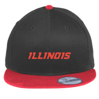 Illinois Fighting Illini Flat Bill Snapback Cap | Artistshot