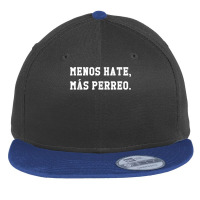 Menos Hate Mas Perreo Funny Reggae Dance Gift T Shirt Flat Bill Snapback Cap | Artistshot