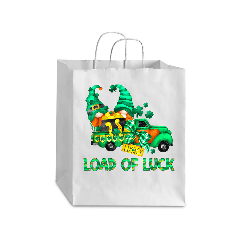 Loads Of Luck Gnomes Funny Leprechaun St Patricks Day Outfit T Shirt Debie Paper Bag - 10 X 5 X 13 | Artistshot