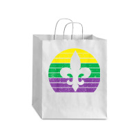 Retro Jester Hat Silhouette Mardi Gras Carnival T Shirt Debie Paper Bag - 10 X 5 X 13 | Artistshot