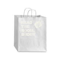 Read The Room Buddy Pro Mask Quote Virginia Alexandria T Shirt Debie Paper Bag - 10 X 5 X 13 | Artistshot