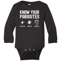 Anti Trump Funny - Luna Tick Long Sleeve Baby Bodysuit | Artistshot