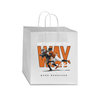 Courtland Sutton Get Out Of The Way Star Paper Bag - 13 X 7 X 13 | Artistshot