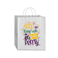 Feed Me King Cake And Call Me Pretty Traveler Paper Bag -13 X 6 X 15 3/4 | Artistshot