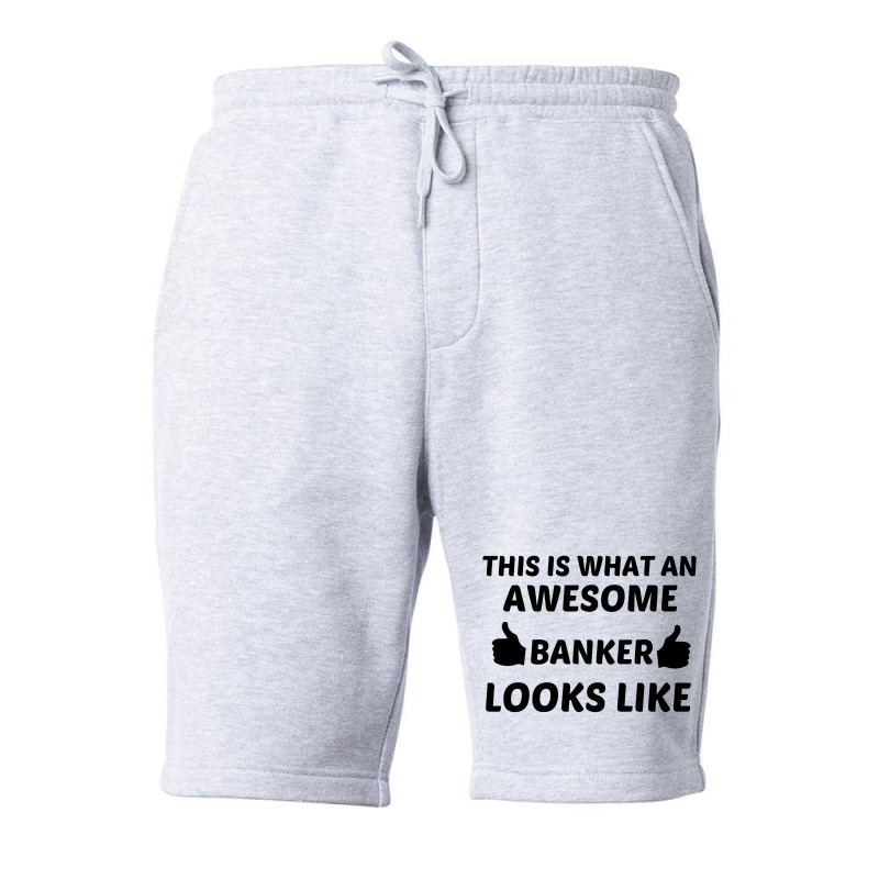 Banker Awesome Fleece Short by Perfect Designers | Artistshot