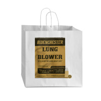 Bidenchester Lung Blower It'll Blow The Lings Right Out Tank Top Vogue Paper Bag - 16 X 6 X 12 | Artistshot