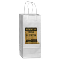 Bidenchester Lung Blower It'll Blow The Lings Right Out Tank Top Wine Paper Bag - 5 1/2 X 3 1/4 X 13 | Artistshot