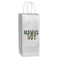 Western Mama's Boy Wine Paper Bag - 5 1/2 X 3 1/4 X 13 | Artistshot