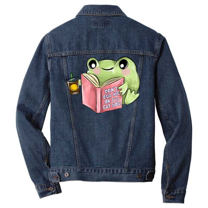 Dont Bug Me Or ı Will Eat You Men Denim Jacket by MaliasSmallBusiness | Artistshot