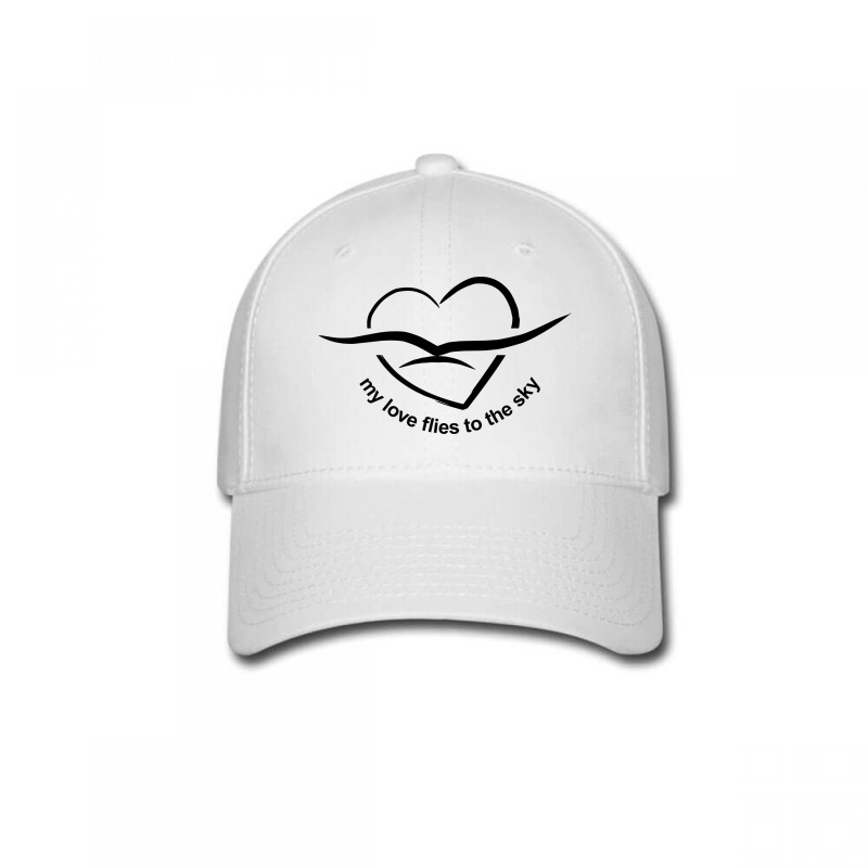 My Love Flies To The Sky Baseball Cap by WawanRidwan | Artistshot