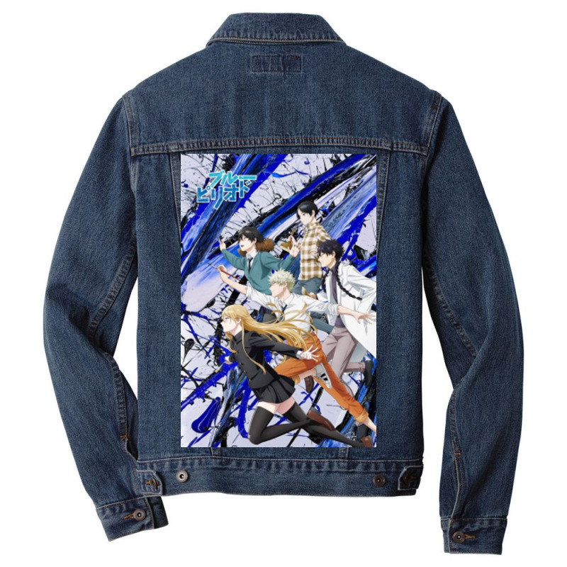 Blue Period, Manga, Blue, Nying,'anime, Blue Period Manga Men Denim Jacket by Cantrell | Artistshot