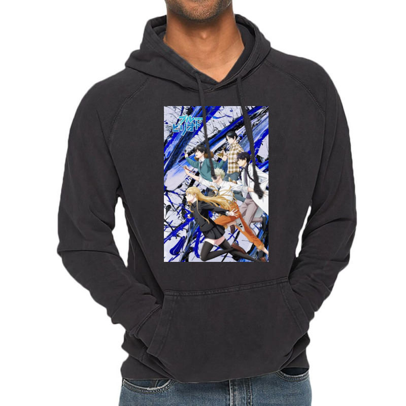 Blue Period, Manga, Blue, Nying,'anime, Blue Period Manga Vintage Hoodie by Cantrell | Artistshot