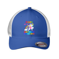 Pops Of The Birthday Princess Unicorn Rainbow Gifts T Shirt Mesh Cap | Artistshot