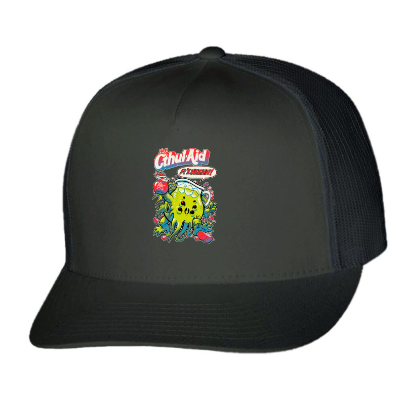 Cthul Aid Trucker Cap by fafaraze | Artistshot