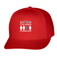 Autism Gift T  Shirt Autism It's Not A Disability It's A Different Abi Trucker Cap | Artistshot