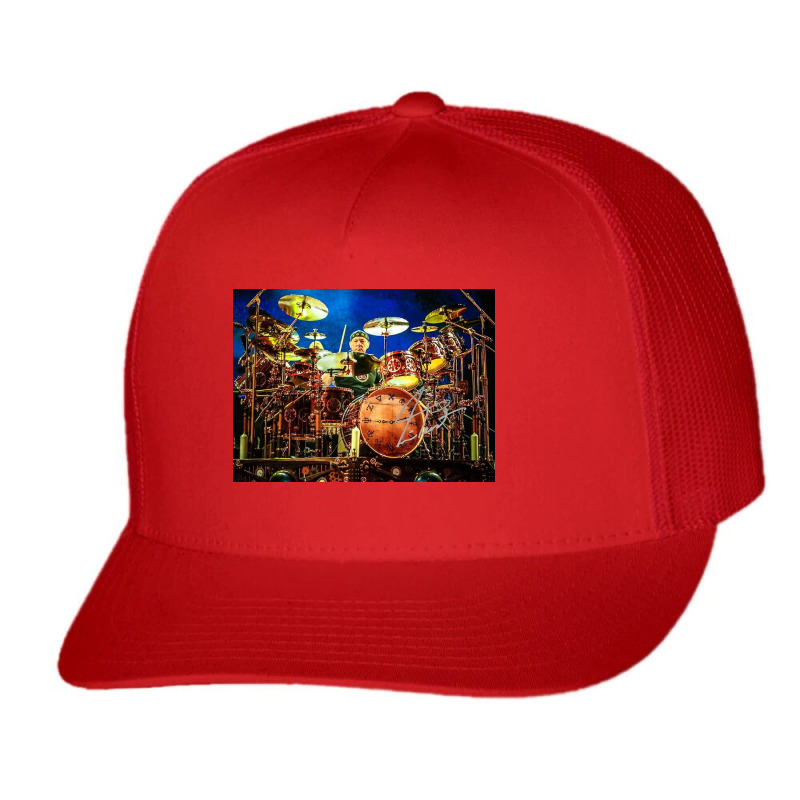 Neil Peart Encore Trucker Cap by MichaelCooper | Artistshot