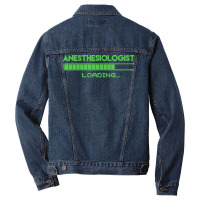 Anesthesiologist T  Shirt Anesthesiologist Loading... T  Shirt Men Denim Jacket | Artistshot