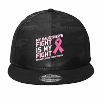 My Daughter's Fight Is My Fight Breast Cancer Awareness Pink Ribbon Camo Snapback | Artistshot