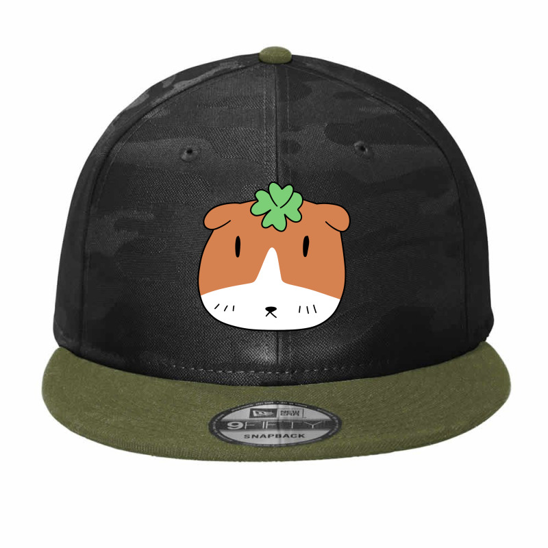 Lucky Guinea Pig Face Camo Snapback | Artistshot