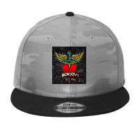 Now - Bon - Jov I- Tour Dates 2022 Camo Snapback | Artistshot