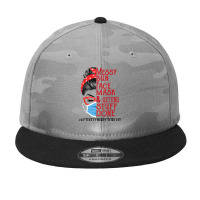 Messy Bun Face Mask Getting Stuff Done Activity Director T Shirt Camo Snapback | Artistshot