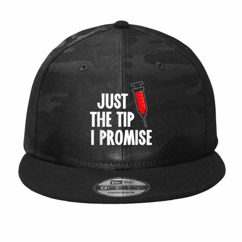 Nurses Just The Tip Syringe Nurse Camo Snapback | Artistshot