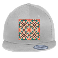 Swiss Mandala Pattern Flat Bill Snapback Cap | Artistshot