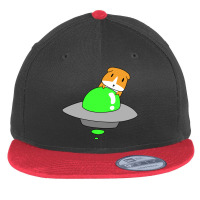 Ufo Guinea Pig Flat Bill Snapback Cap | Artistshot