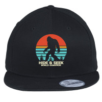 Bigfoot T  Shirt Retro Bigfoot Hide & Seek World Champion 4 Flat Bill Snapback Cap | Artistshot