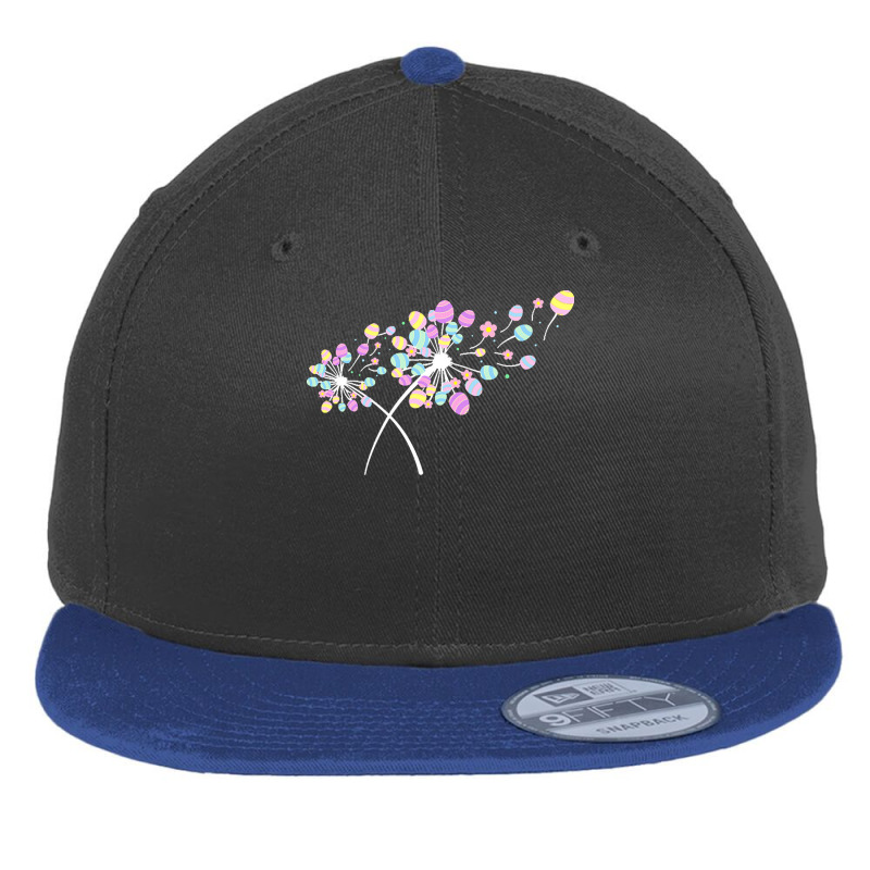 Easter Day T  Shirt Dandelion Easter Day Eggs Funny Costume For Women Flat Bill Snapback Cap by larmstrong437 | Artistshot