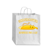 Undercover Definitely Not A Cat Funny Banana Lover Kitty Premium Debie Paper Bag - 10 X 5 X 13 | Artistshot