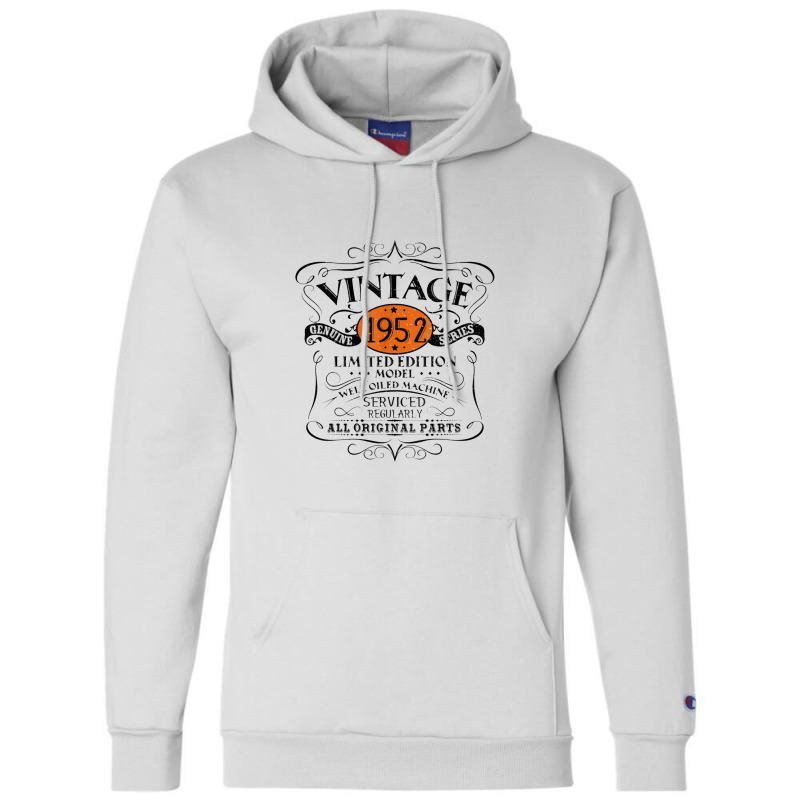 Vintage 1952 70th Birthday Gift Men Women Champion Hoodie | Artistshot