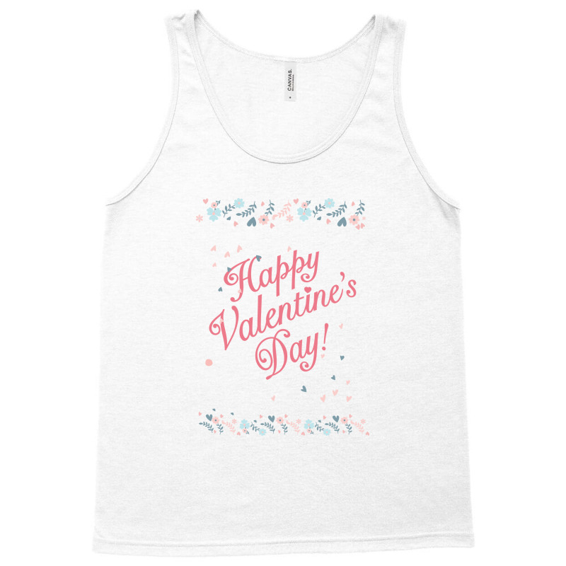 Happy Valentine Days Love Pink Tank Top | Artistshot