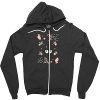 Happy Valentine's Love You With Animal Cute Zipper Hoodie | Artistshot