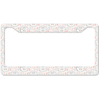 Happy Valentine's Love You With Animal Cute License Plate Frame | Artistshot